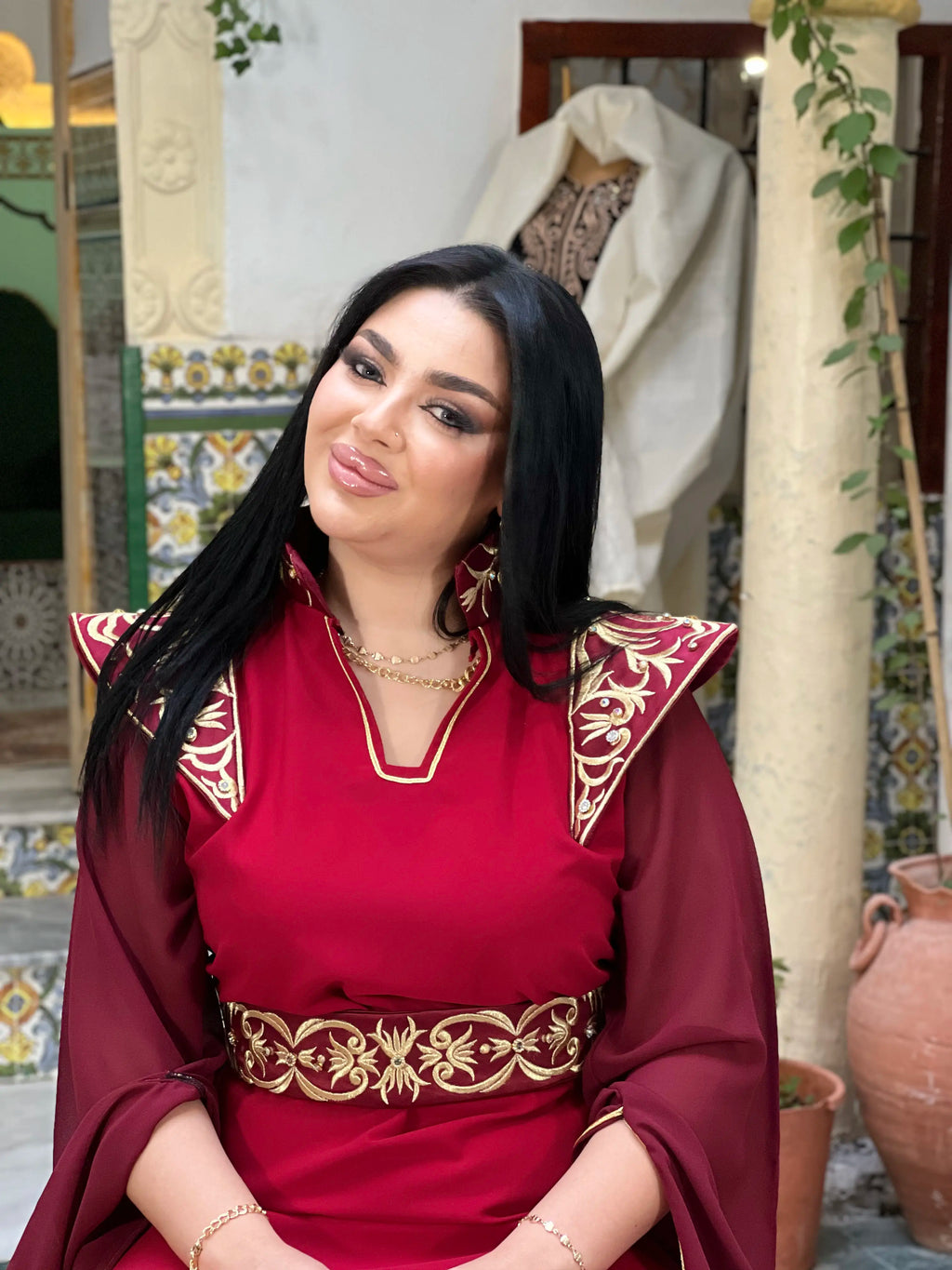 👑 قفطان الأناقة الملكية